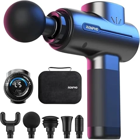 RENPHO Massagepistole mit 3200 U/min & 10MM Amplitude für Muskelentspannung