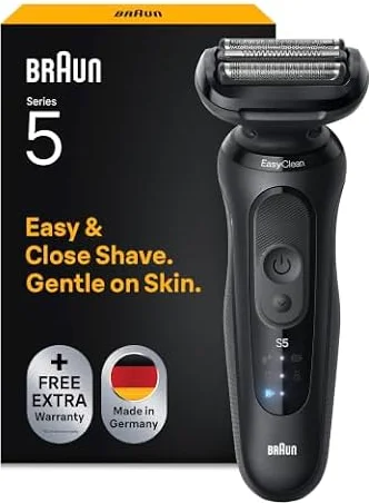 Braun Rasierer Herren Elektrisch Series 5, 52-N1000si, Schwarz