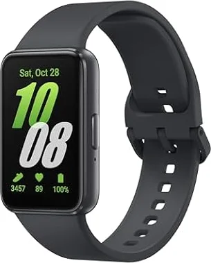 Samsung Galaxy Fit3 Smartwatch, Fitness-Uhr als Fitness Tracker und Aktivitätstracker, Gray, Inkl. 36 Monate Herstellergarantie [Exklusiv bei Amazon]
