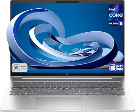 HP ProBook 460 G11 Business Laptop, Intel Core Ultra 5 125U, 16" WUXGA Display, Intel Grafik, 16 GB DDR5 RAM, 512 GB SSD, Deutsches Tastatur-Layout, Wi-Fi 6E, Windows 11 Pro, Silber