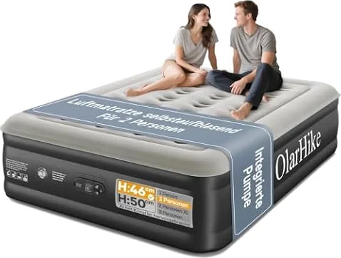 OlarHike Luftmatratze selbstaufblasend 140x200x46 cm Luftbett Gästebett