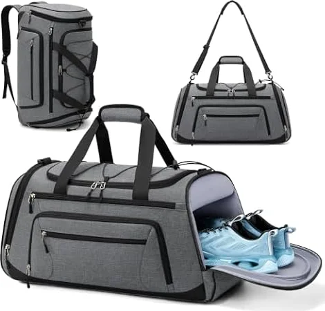 RAINSMORE Sporttasche Rucksack Herren 47L mit Schuhfach & Nassfach