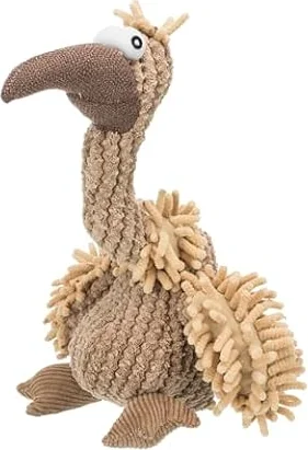 TRIXIE Hundespielzeug Gustav Geier, waschbar, mit Stimme – 28 cm