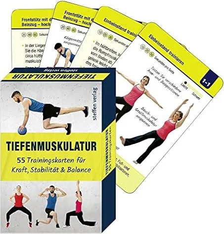 Tiefenmuskulatur: 55 Trainingskarten für Kraft, Stabilität & Balance (Trainingsreihe von Ronald Thomschke)