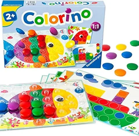Ravensburger Colorino - Lernspiel ab 2 Jahre, Kinderspiel zum Farbenlernen