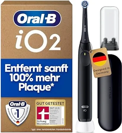 Oral-B iO Series 2 Elektrische Zahnbürste, Schwarz