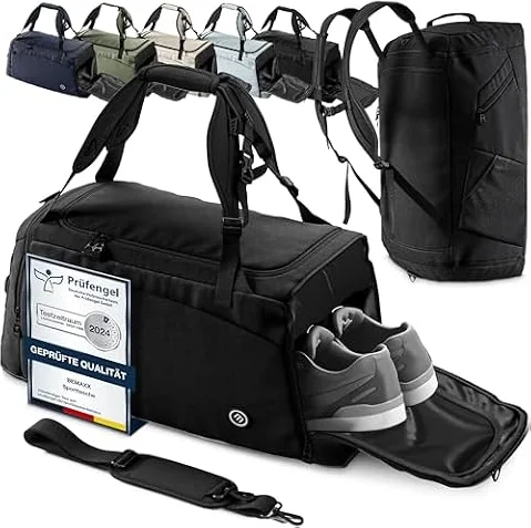 bemaxx Sporttasche Trainingstasche Herren & Damen mit Schuhfach & Nassfach
