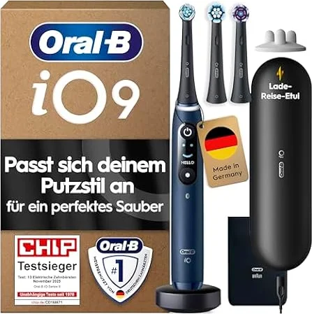 Oral-B iO Series 9 Elektrische Zahnbürste, Blau